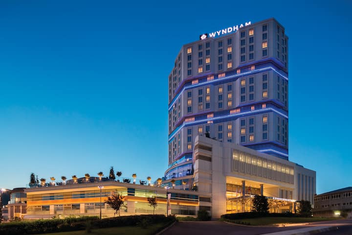 Exterior of Wyndham Grand Istanbul Europe hotel in Istanbul, Other than US/Canada